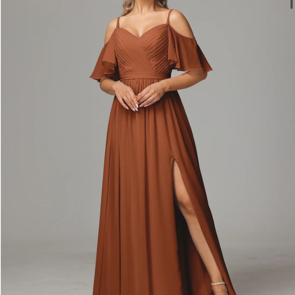 Cicinia Bridesmaid Dress-Off The Shoulder